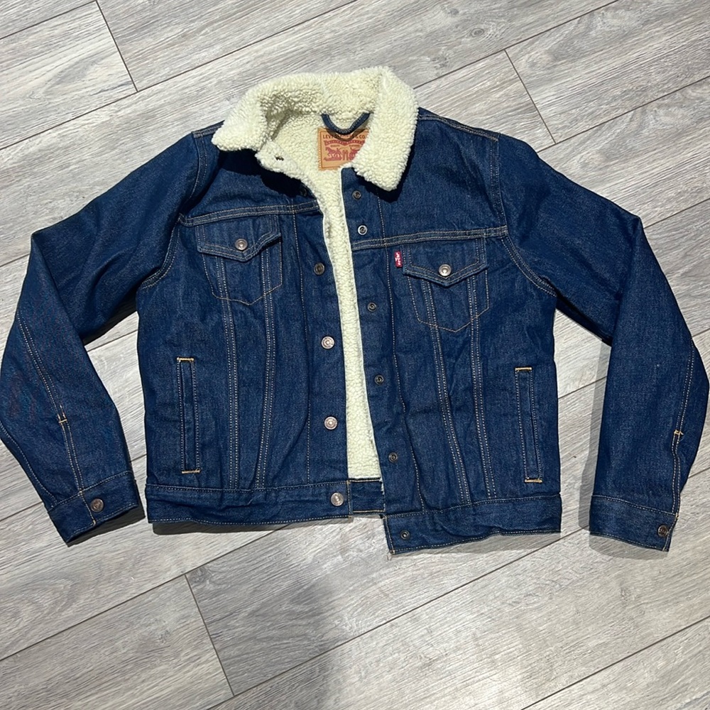 Levis denim Sherpa jacket